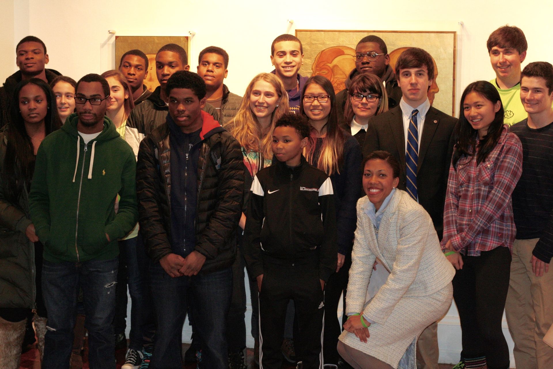 PA Teens pose with Dr. Loren Robinson